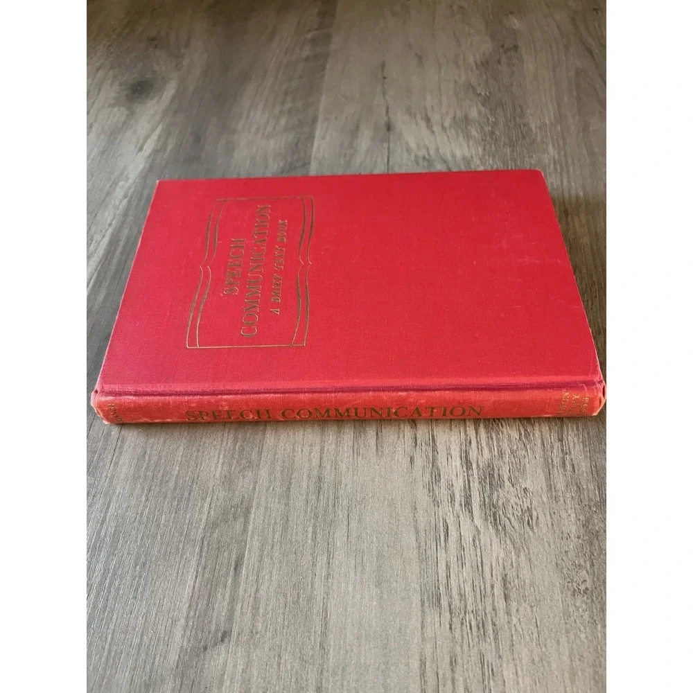 Speech Communication: A Brief Text Book FS Crofts & Co 1947 Antique Textbook GUC
